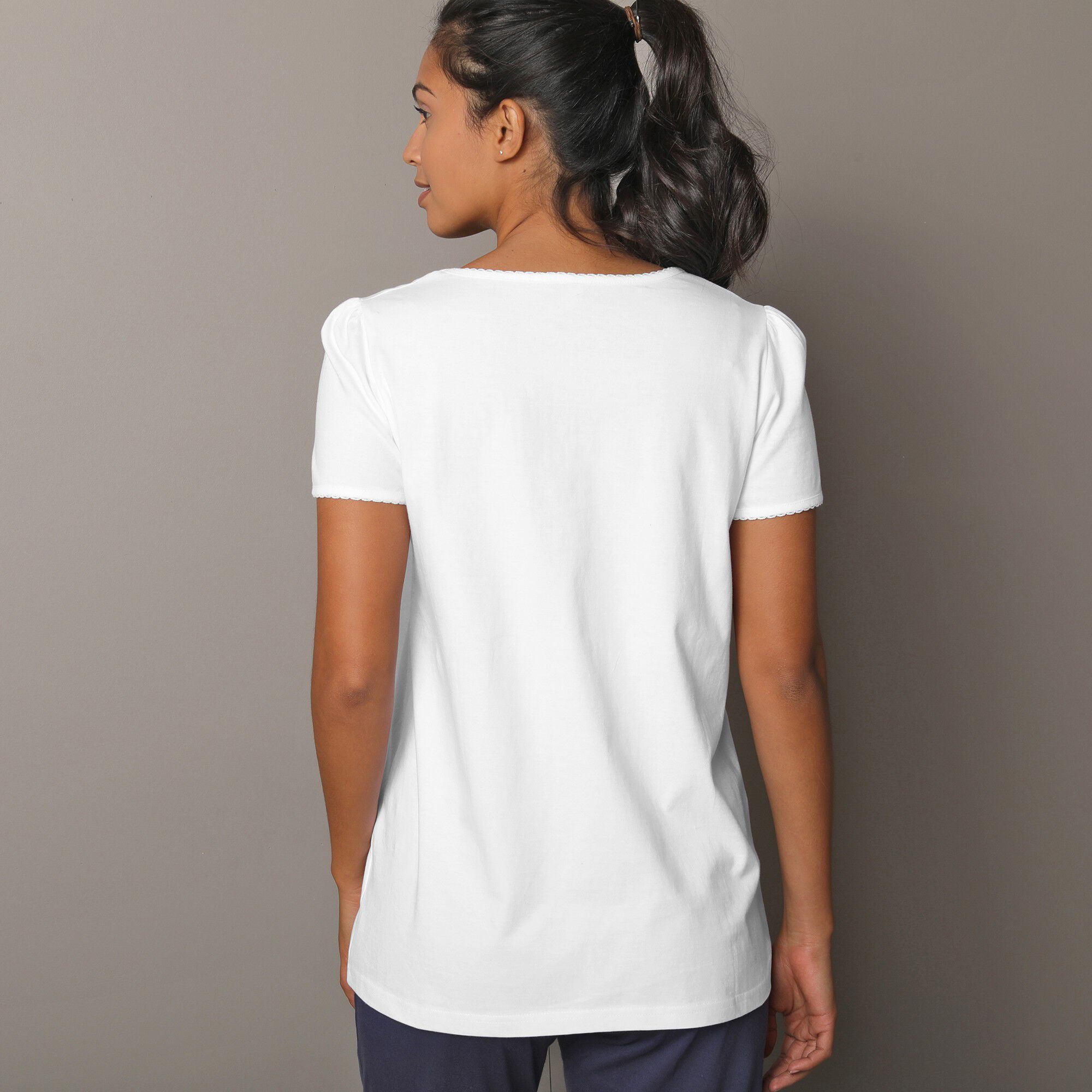 Tee-shirt imprimé placé bucolique
