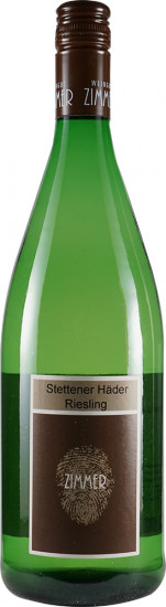 2022 Stettener Häder Riesling halbtrocken Bio 1,0 L - Weingut Zimmer