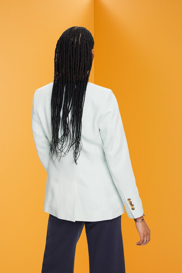 Einreihiger Blazer mit Leinen