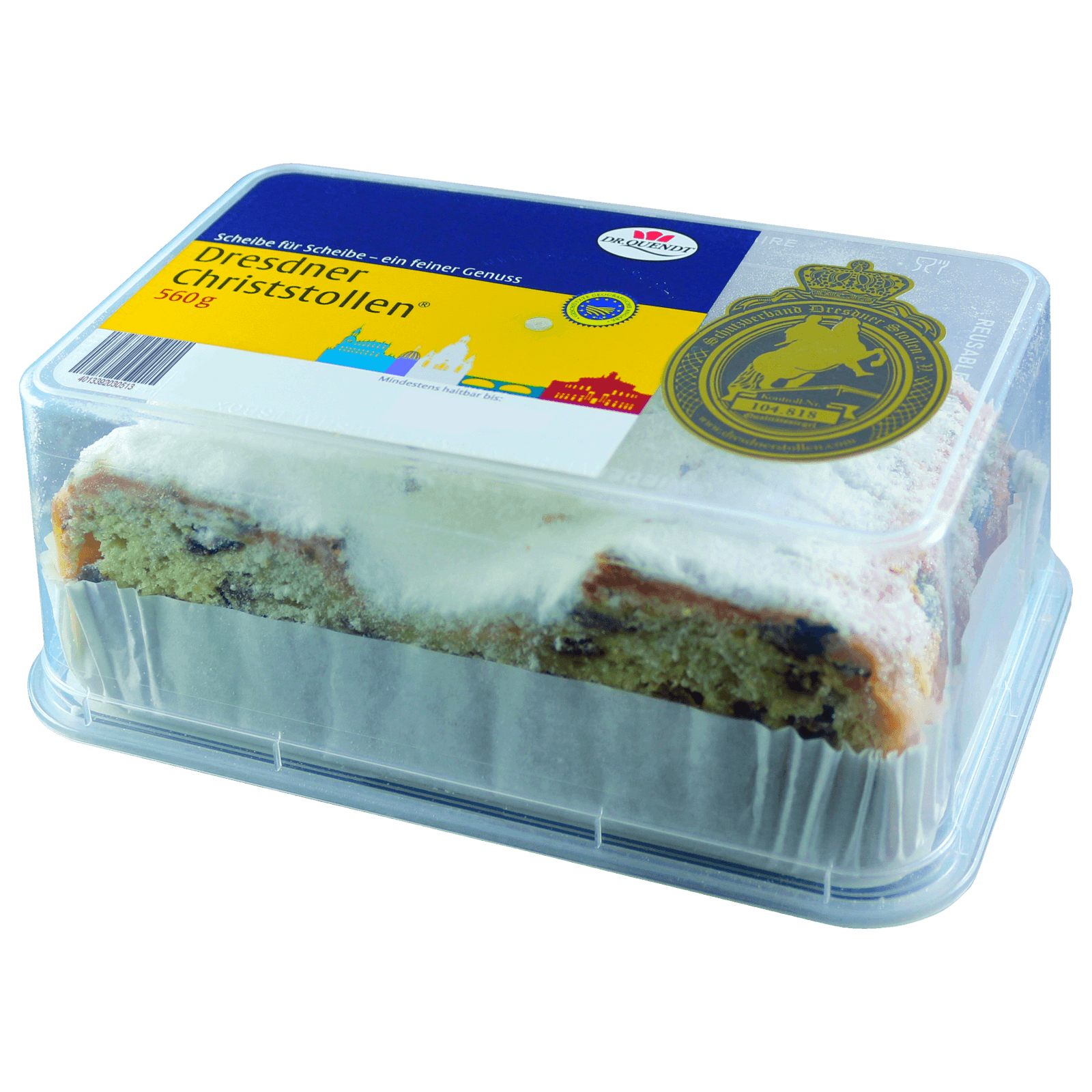 Dr. Quent Dresdner Christstollen 560g