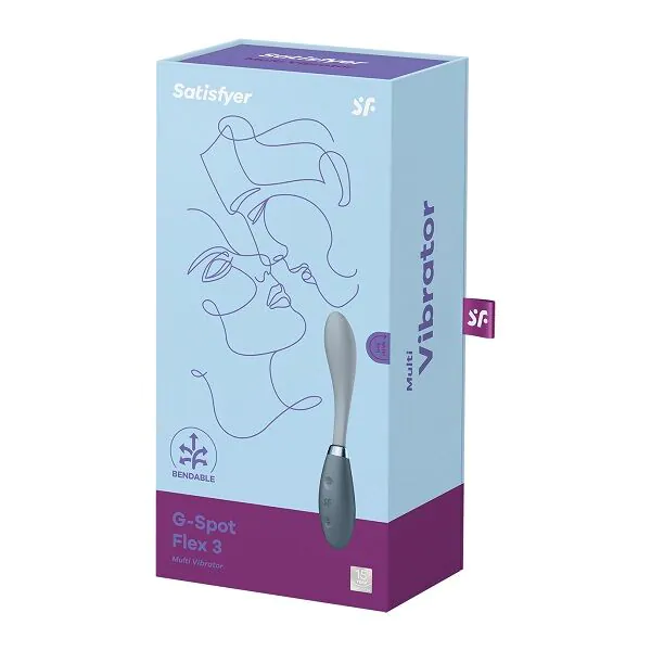 Satisfyer G-Spot Flex 3 Grå Intimmassageapparat