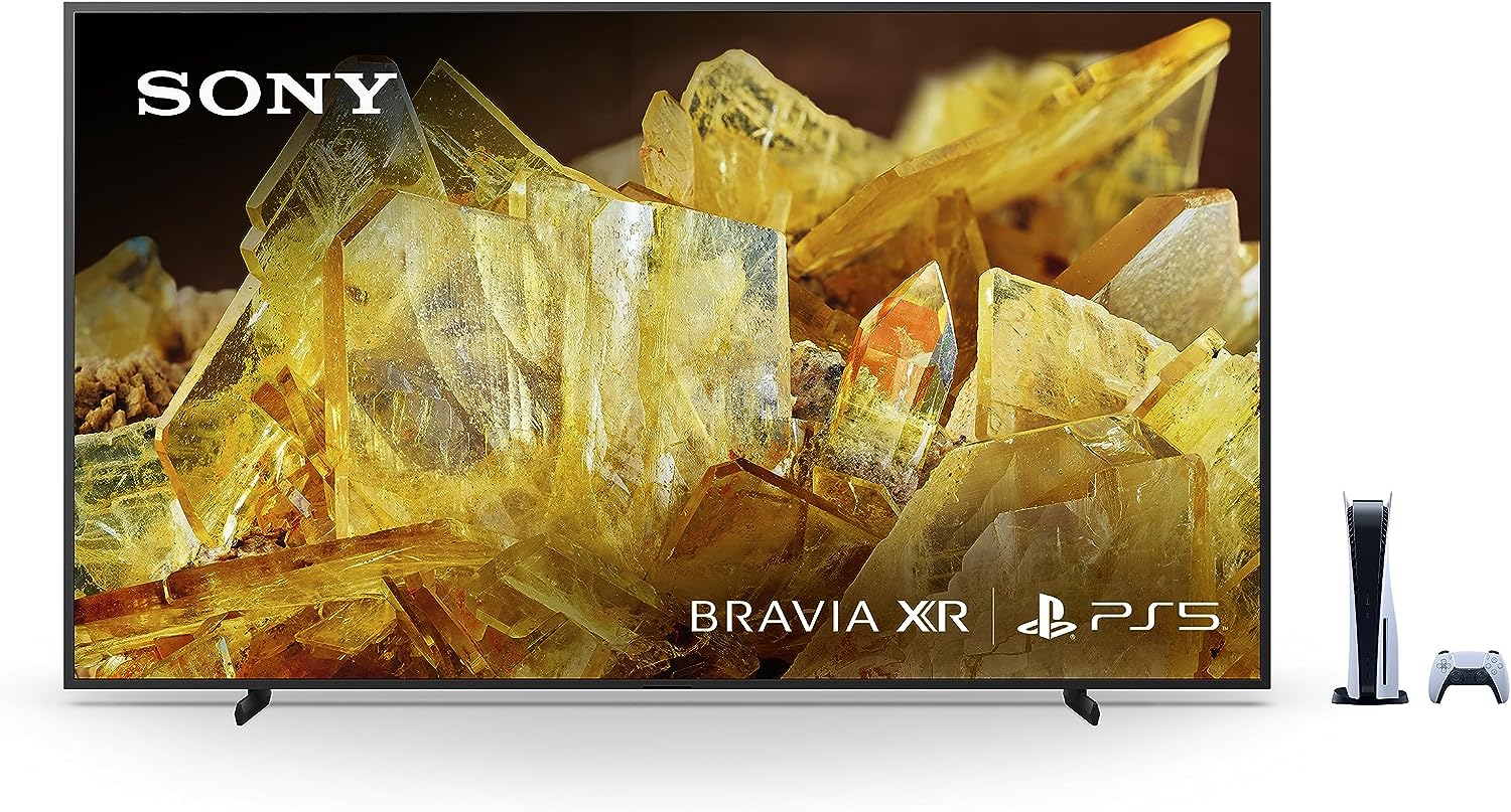 Sony 65 Inch 4K Ultra HD TV X90L Series: BRAVIA XR Full Array LED Smart Google TV with Dolby Vision HDR and Exclusive Features for The Playstation® 5 XR65X90L- 2023 Model,Black