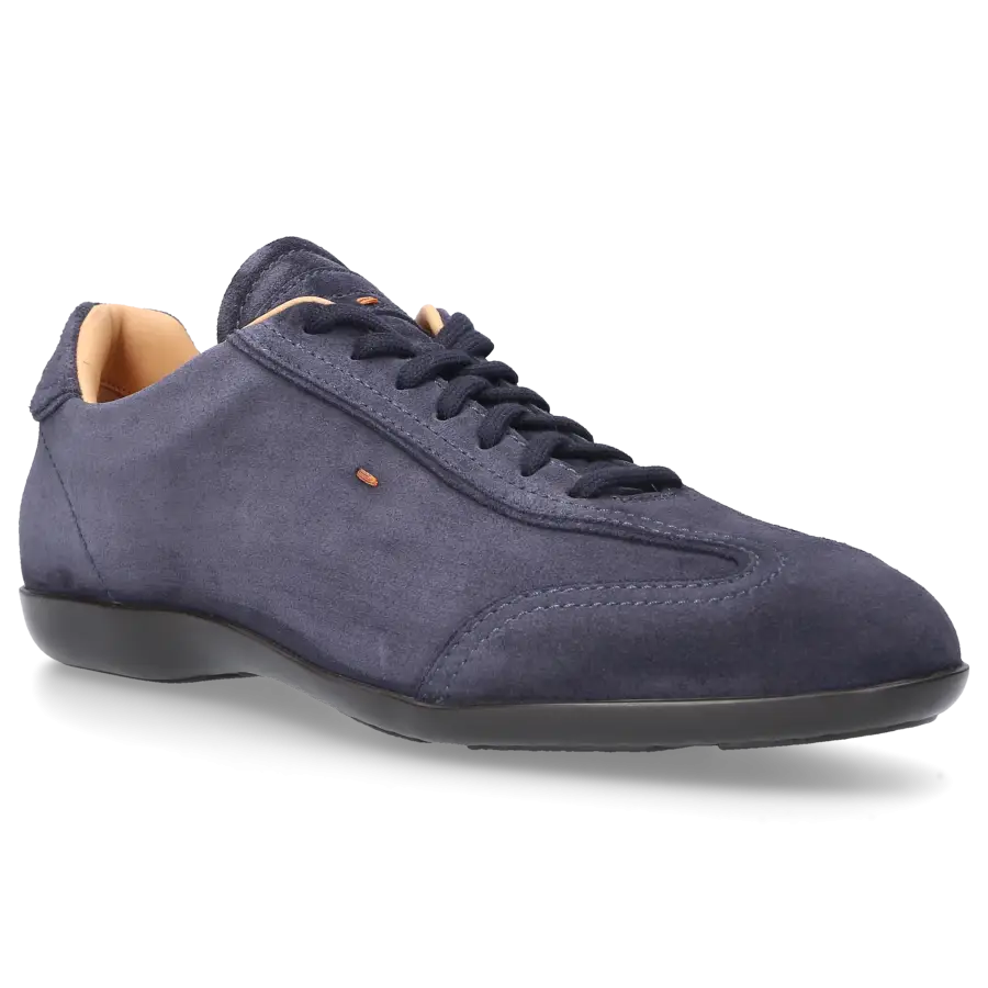 Santoni - Sneaker low AMG W Wildleder - blau