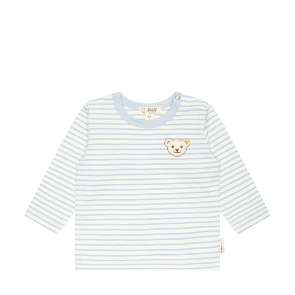 T-Shirt langarm GOTS, hellblau