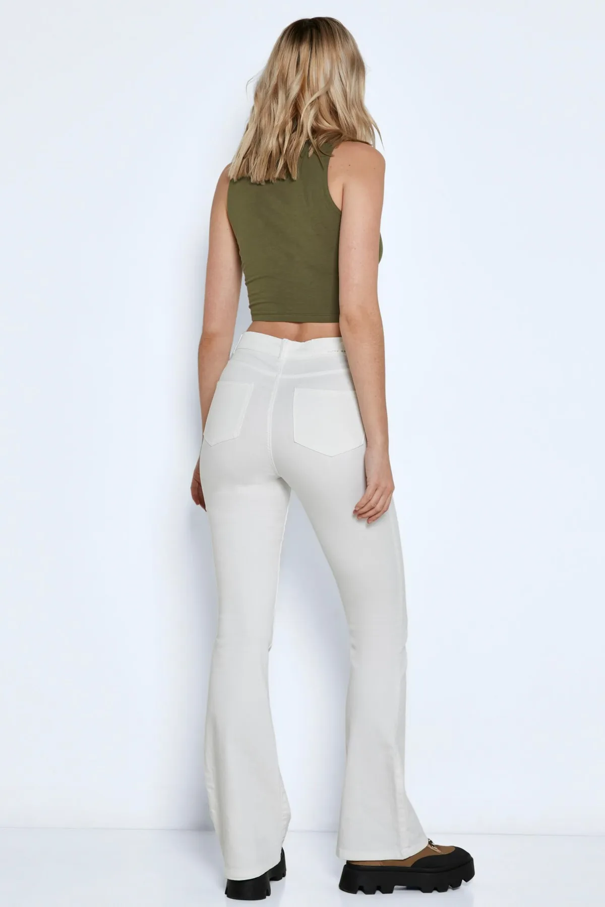 Noisy May  Hellweiße Jeans für Damen/Mädchen
