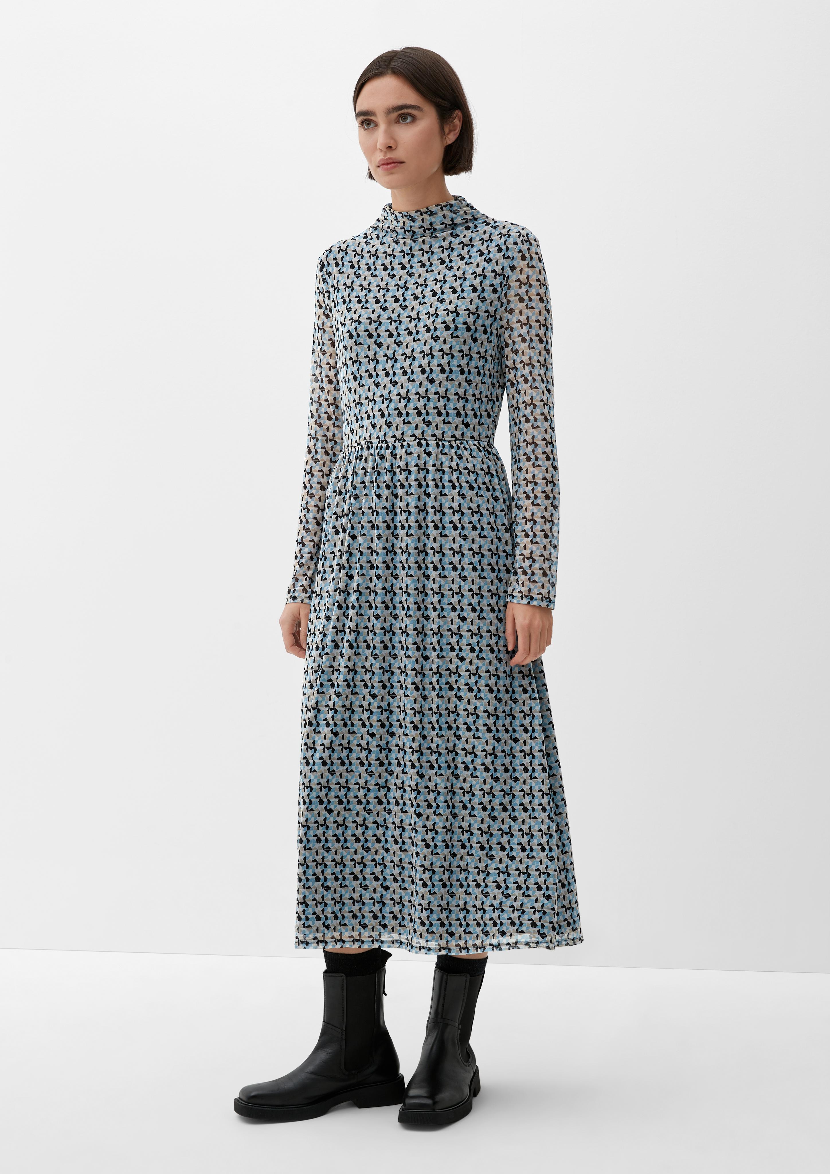 Meshkleid mit Allovermuster  2124434-02A0