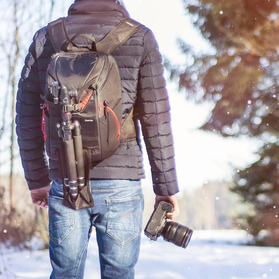 Hama Fotorucksack Kamerarucksack f. DSLR Kamera Objektive Zubehör Tablet Profitour 180