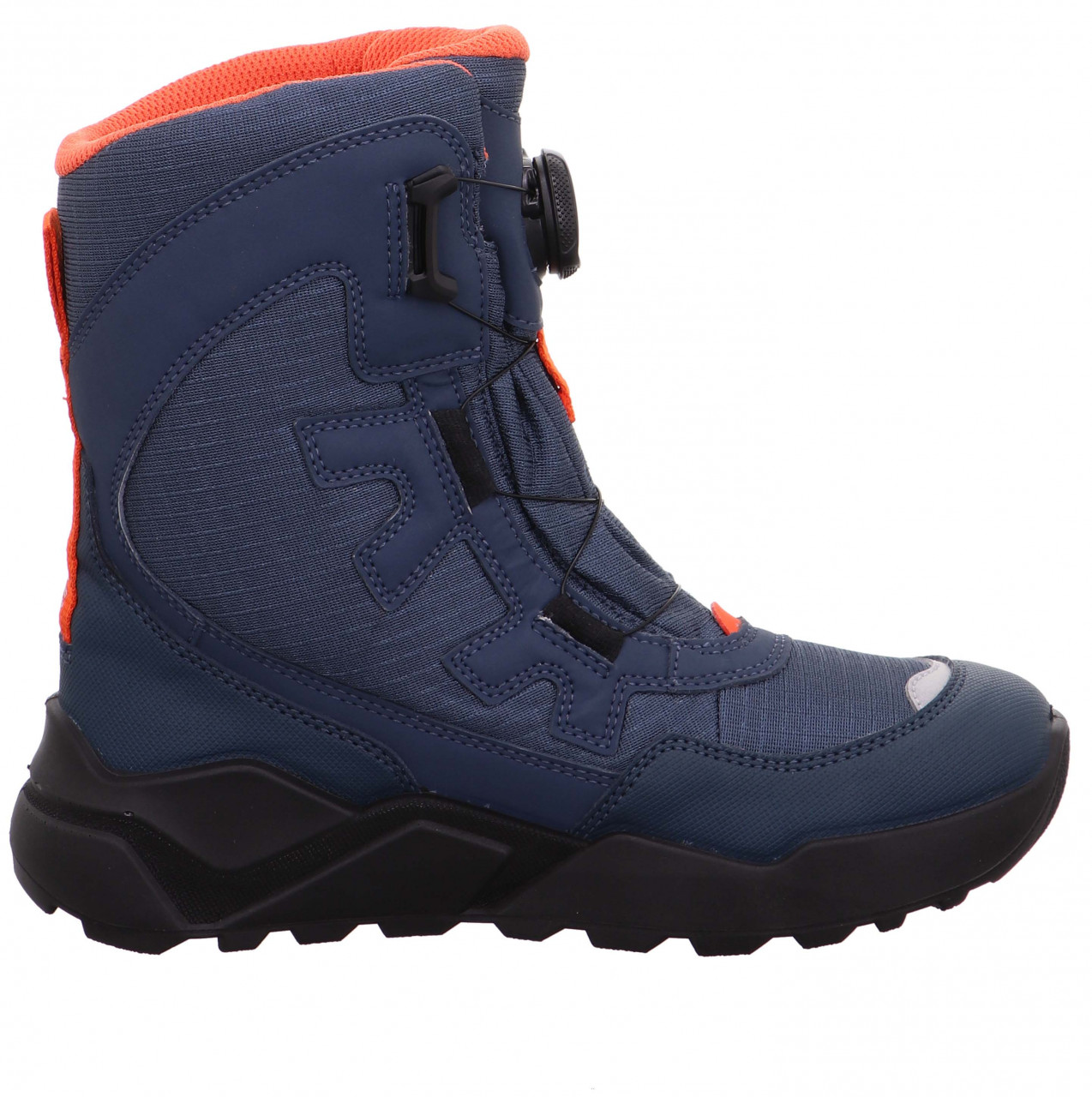 ROCKET - Blau/Orange Stiefel mit BOA® Drehverschluss