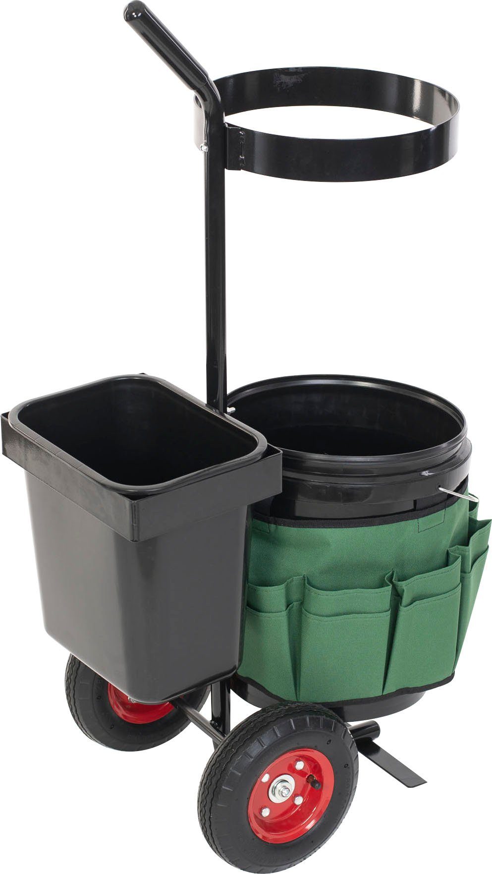 WESTMANN Transportwagen Gartentrolley, mit Werkzeugtasche und 2 Eimern