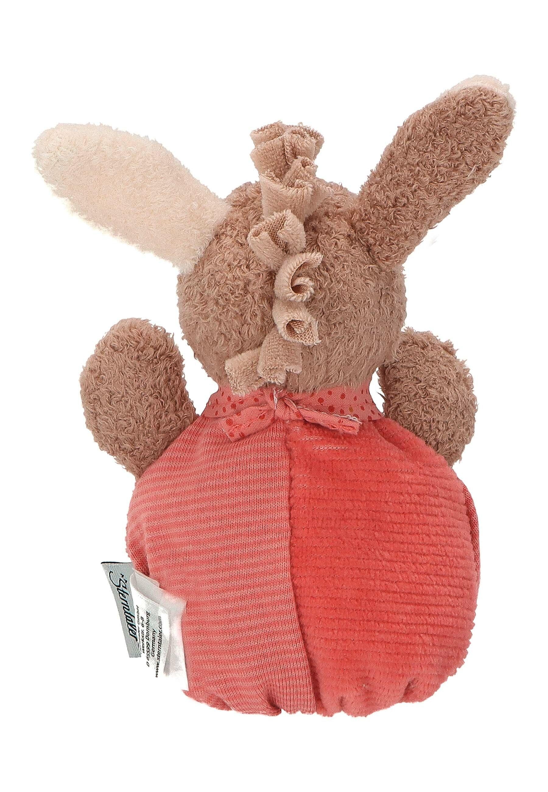 Knuddelsäckchen Esel Emmily in Hellrot, 15 cm