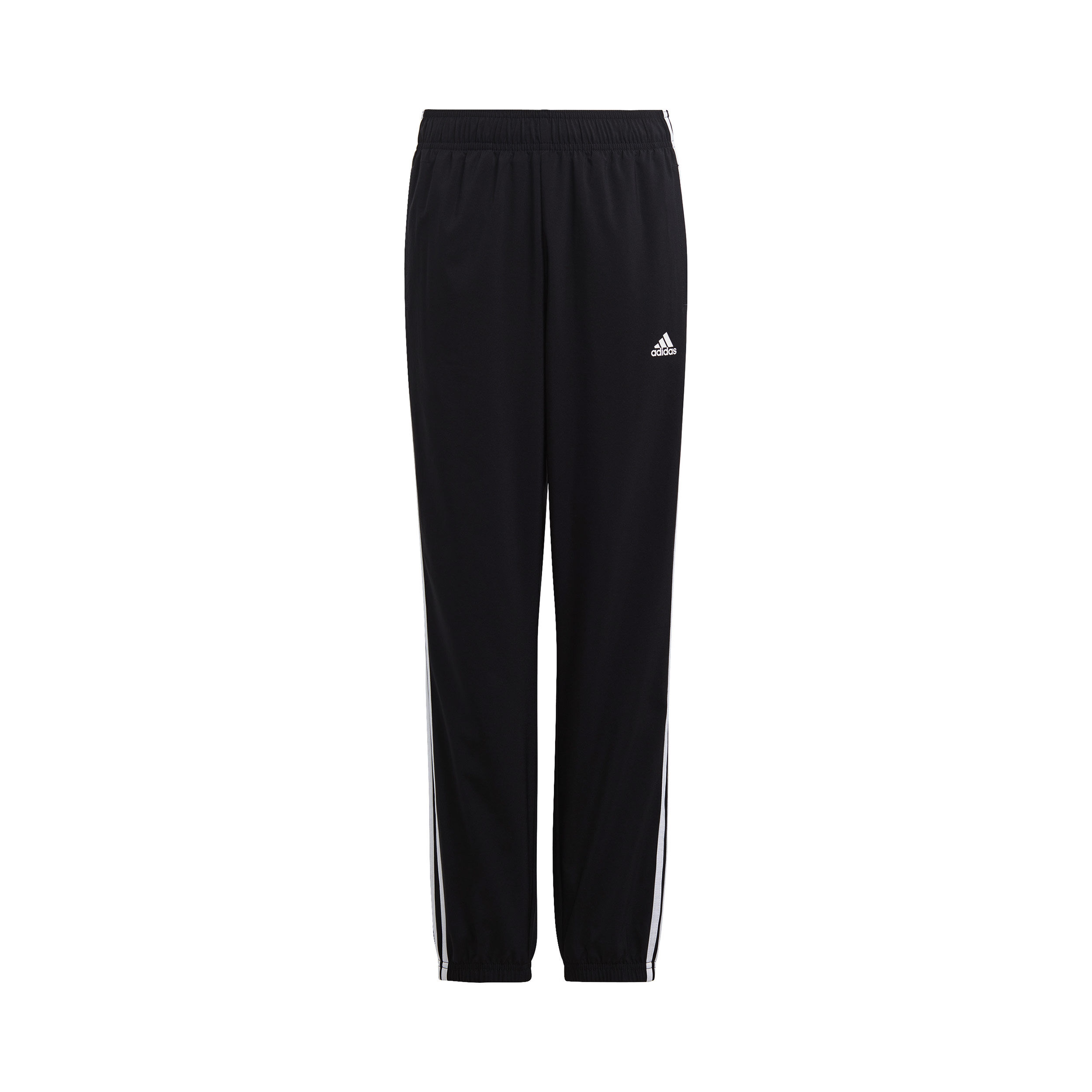 3-Stripes Woven Trainingshose Jungen - Schwarz, Weiß