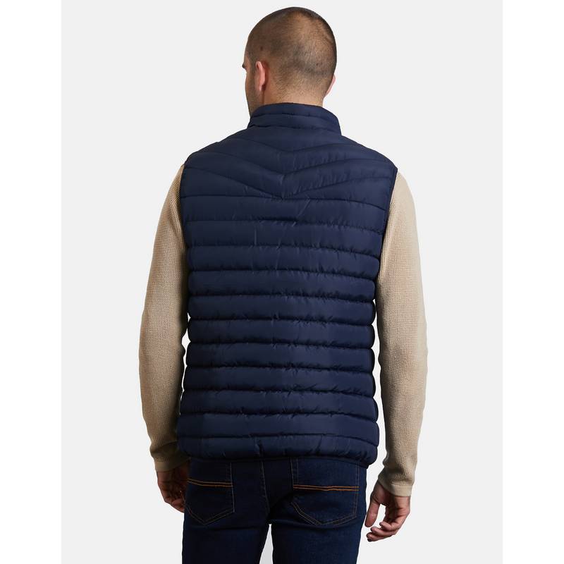 Threadbare THB Jacket Gilet Hunnigan Steppweste Herren