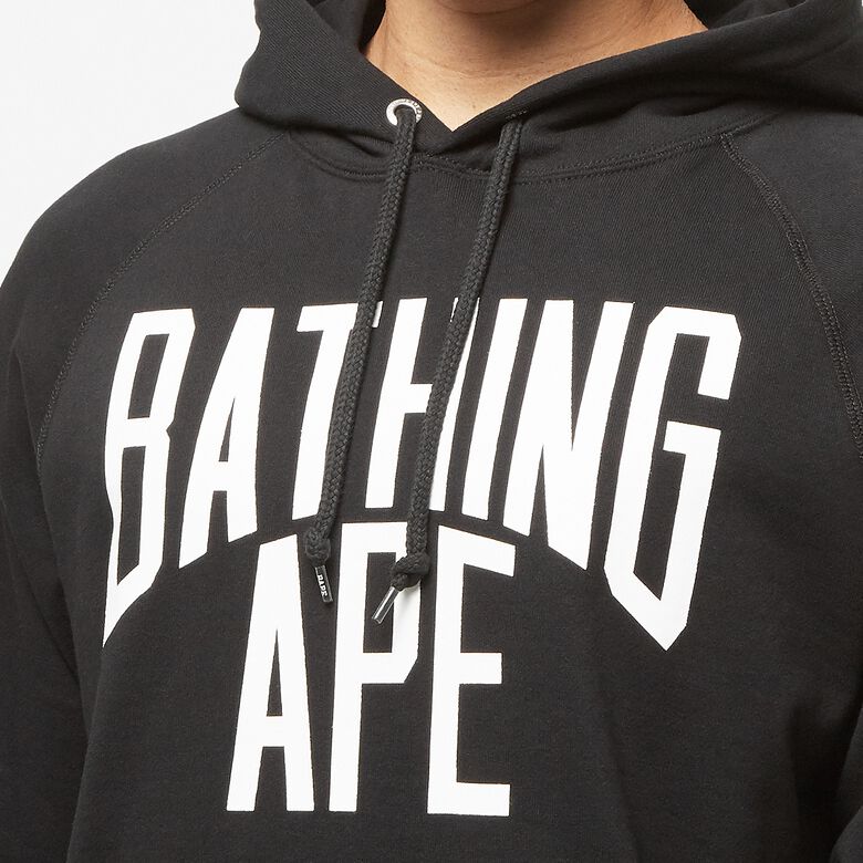 A Bathing Ape NYC Logo Pullover Hoodie Black