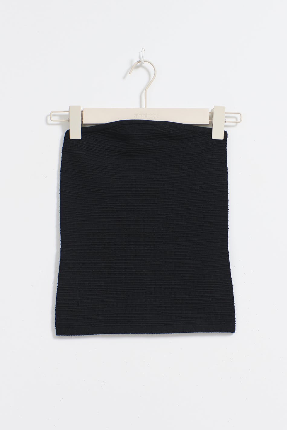 Knitted tube top