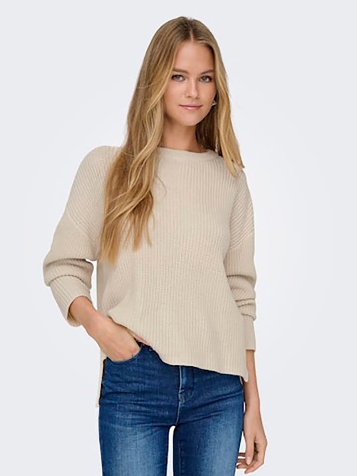 ONLY Pullover in Beige günstig kaufen