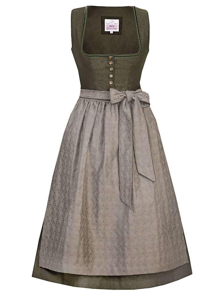 MarJo Midi Dirndl LINA in efeu günstig kaufen
