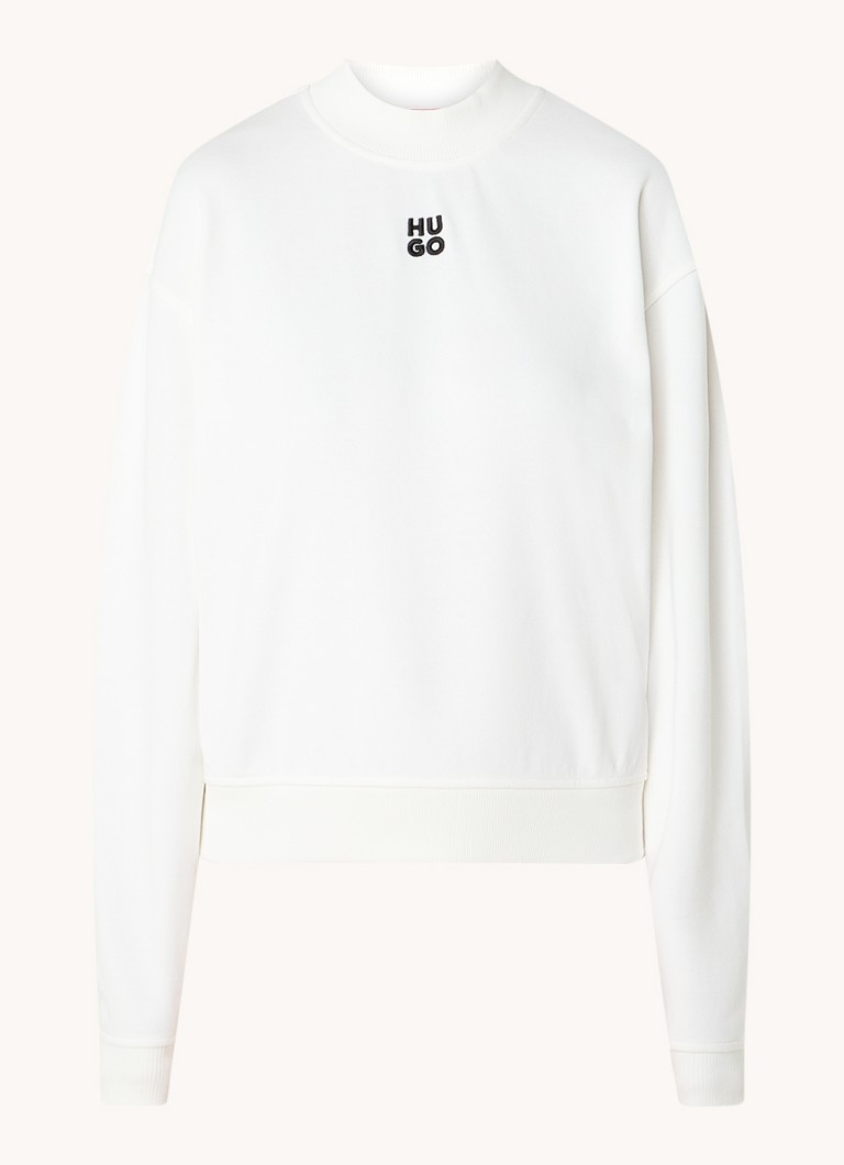 Pulover HUGO BOSS Daxandria cu logo brodat