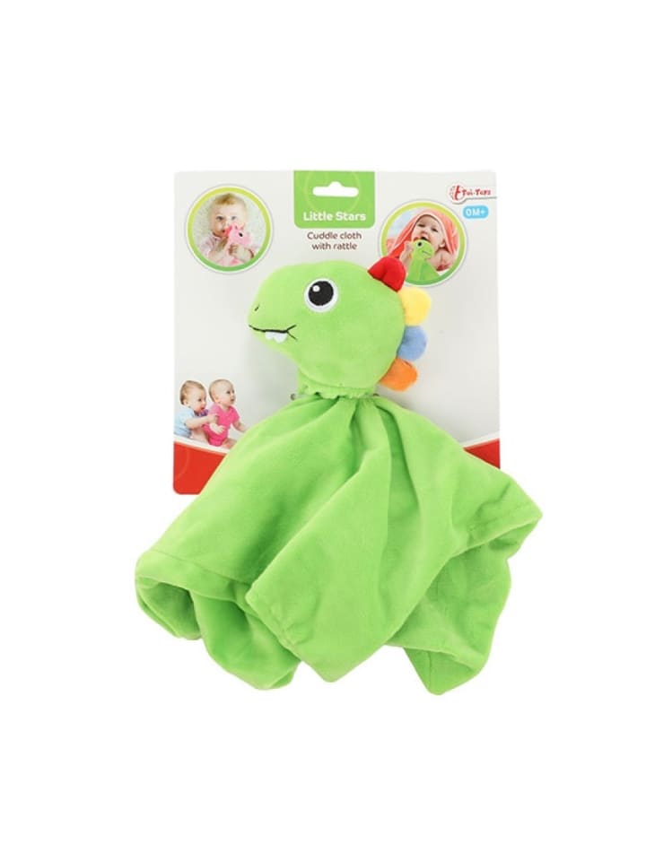 Toi-Toys LITTLE STARS Baby Schmusetuch mit Rassel Dino 0 Monate günstig kaufen onesize