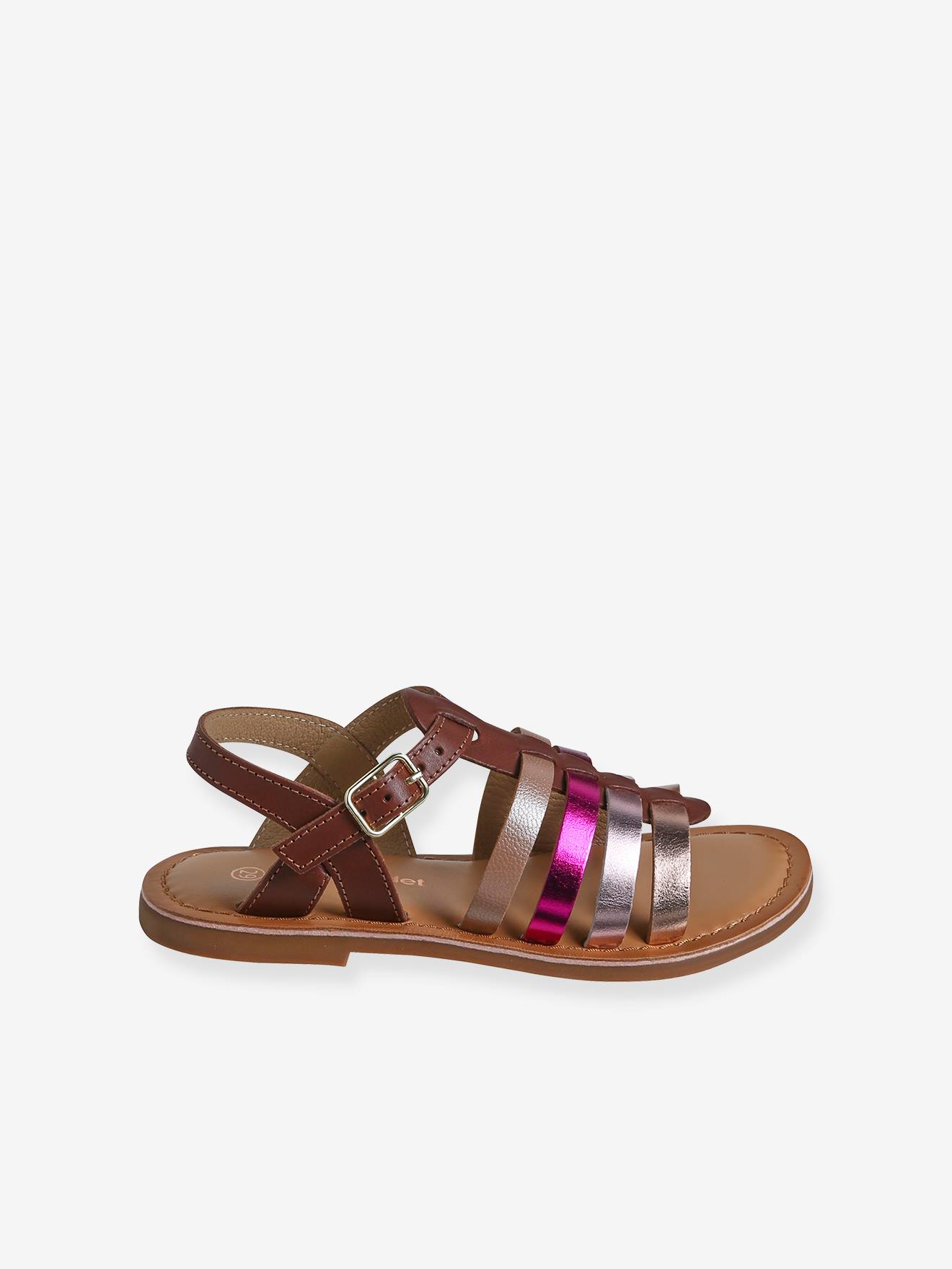 Vertbaudet Mädchen Römersandalen - neongelb