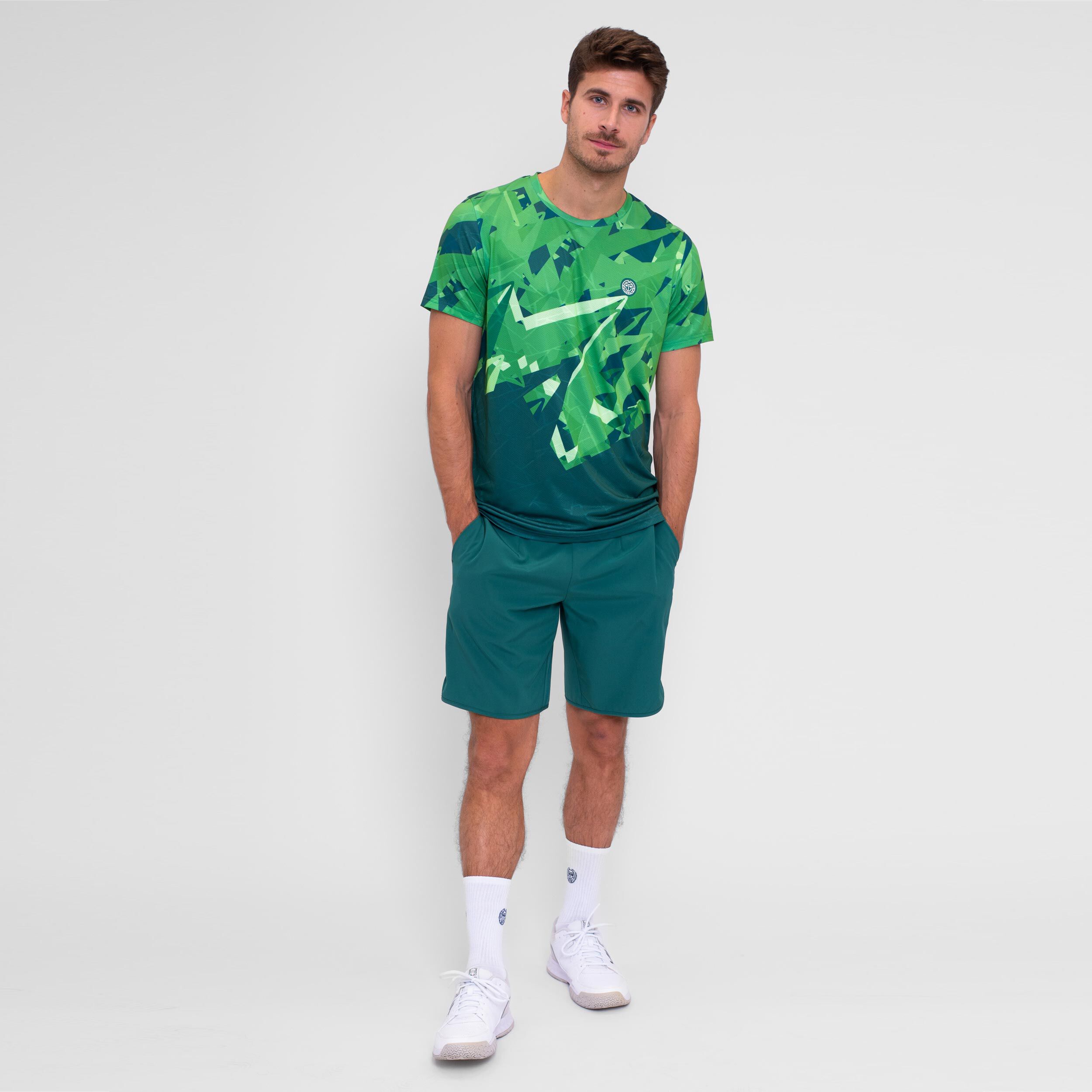 Spike T-Shirt Herren - Dunkelgrün, Grün