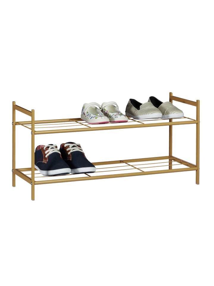 relaxdays Schuhregal in Honigbraun günstig kaufen onesize