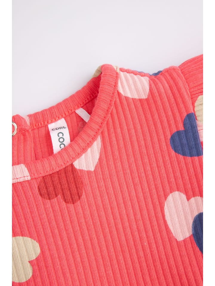 Coccodrillo Gestreiftes Kleid in rosa günstig kaufen