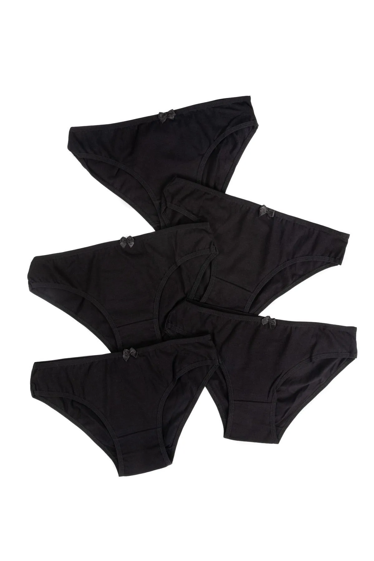 Nicoletta  Damenhöschen 5er-Pack Lycra Schwarz