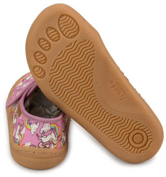 Froddo ~ LowCut Canvas vegan ~ White Pink / Unicorn
