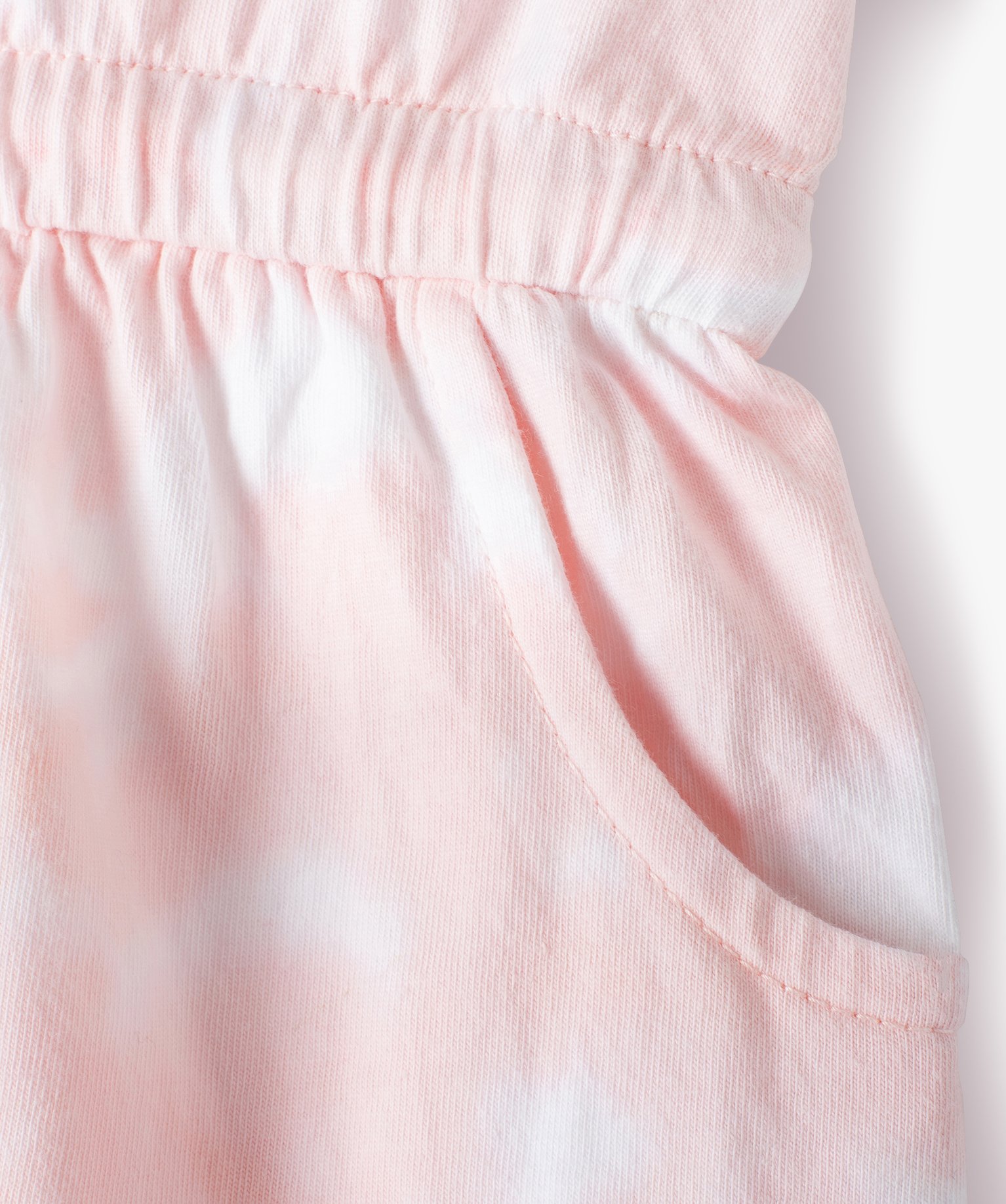 Robe bébé fille en maille tie-and-dye - Camps United rose | GEMO