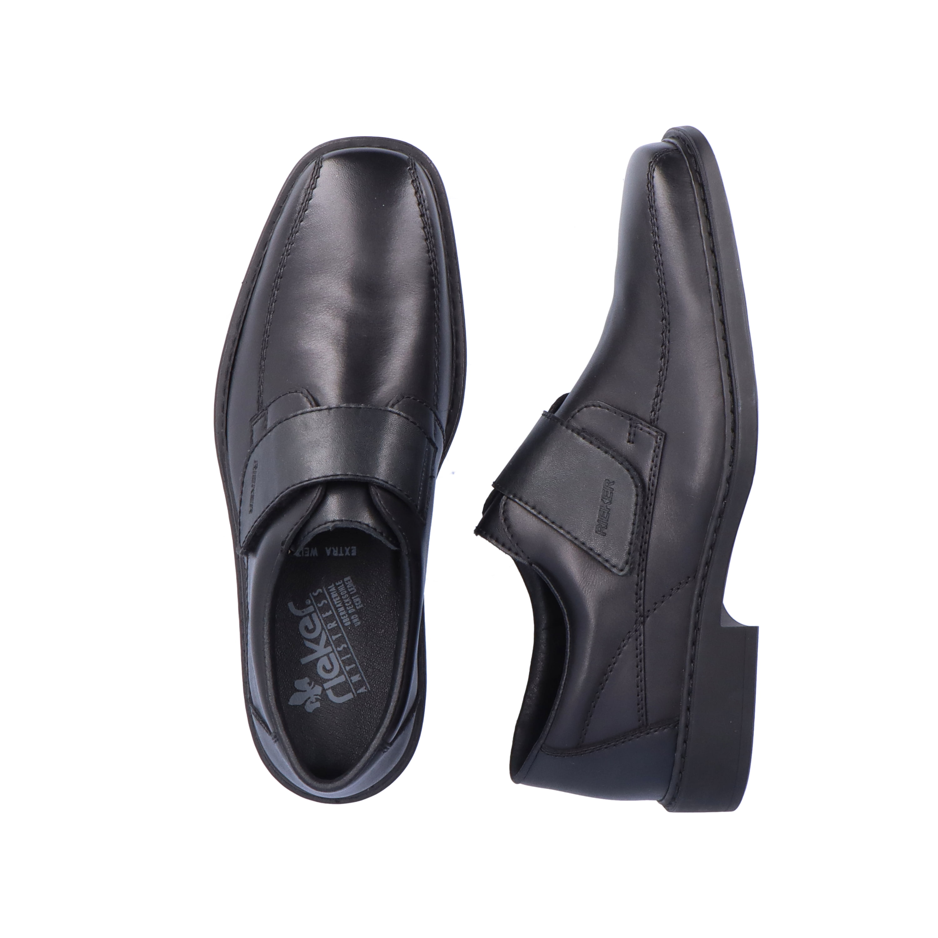 Rieker Herren Slipper nachtschwarz