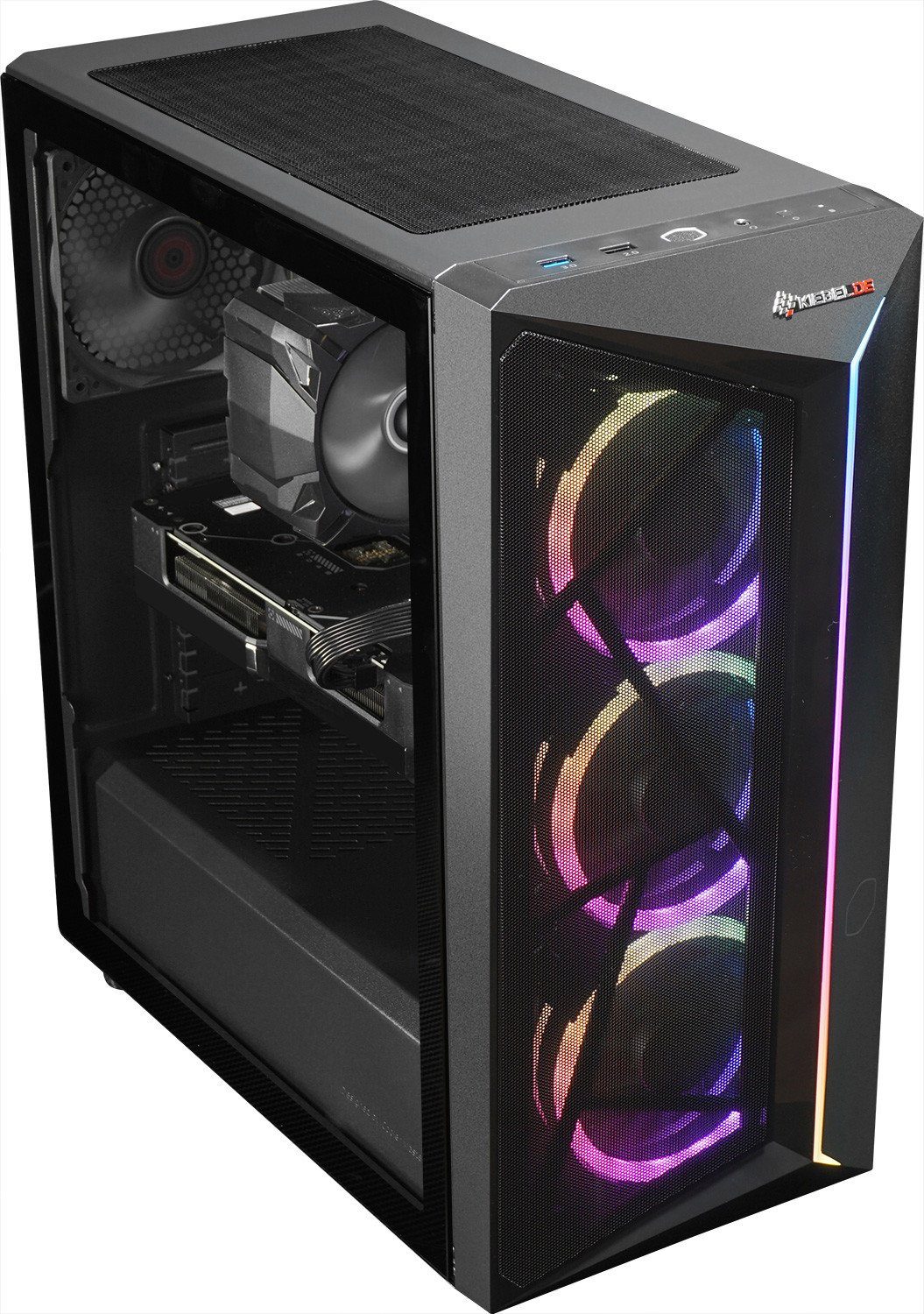 Kiebel Earthquake Gaming-PC (Intel Core i9 Intel Core i9-11900KF, RTX 4060, 32 GB RAM, 2000 GB SSD, Luftkühlung)