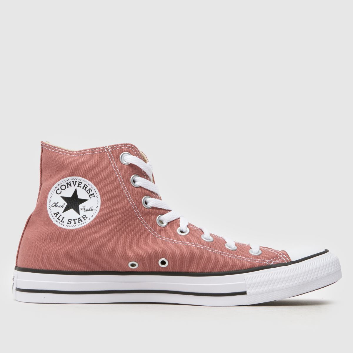 Converse – All Star – Rosa höga sneakers
