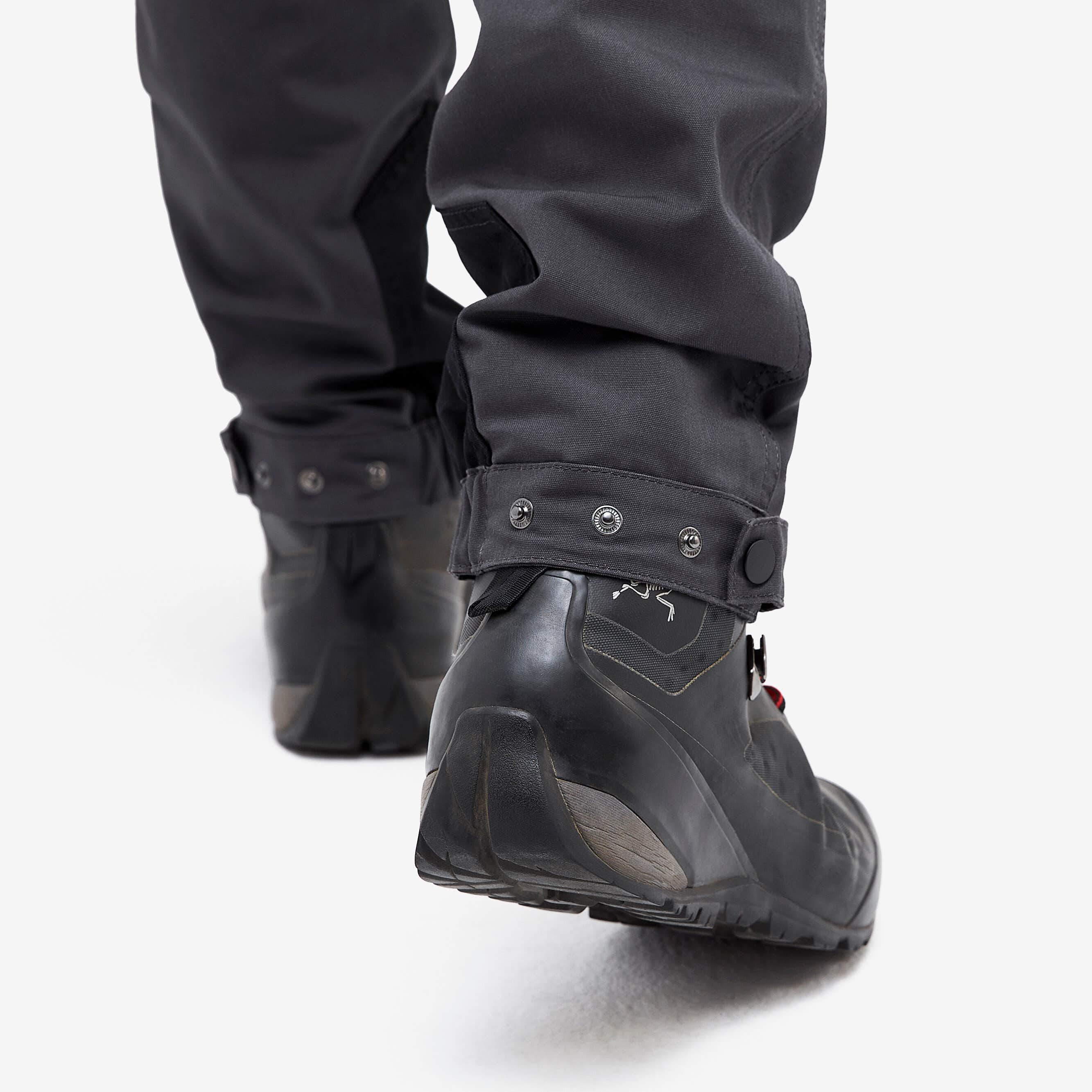 Nordwand Pro Pants Femme Gunmetal/Red