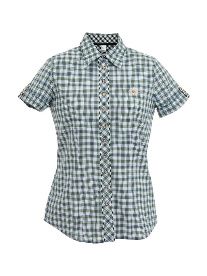 OS-Trachten Bluse 451003-3369 in trachtengrün günstig kaufen