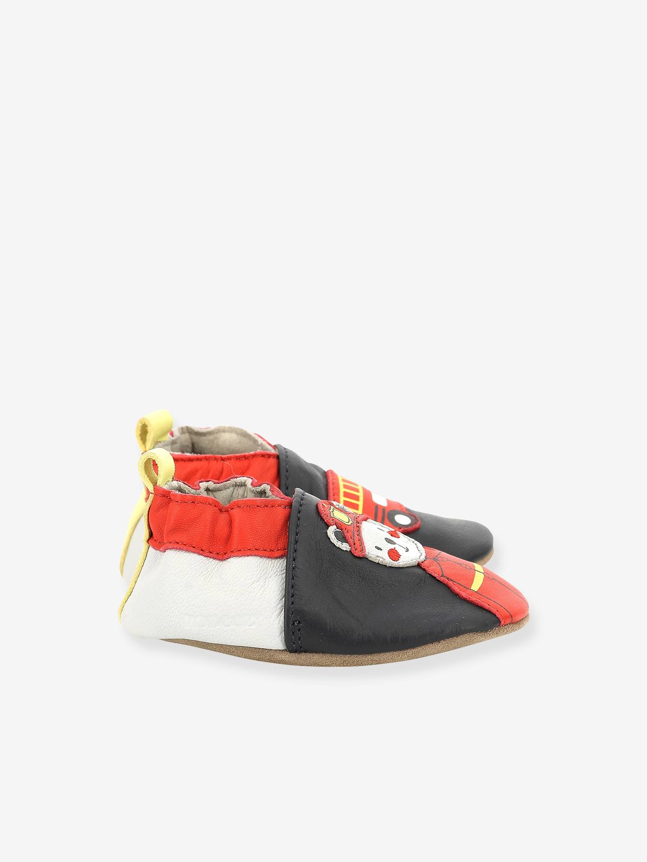 Robeez Baby Krabbelschuhe FIREMAN 686641-10 ROBEEZ, Hausschuhe - marine