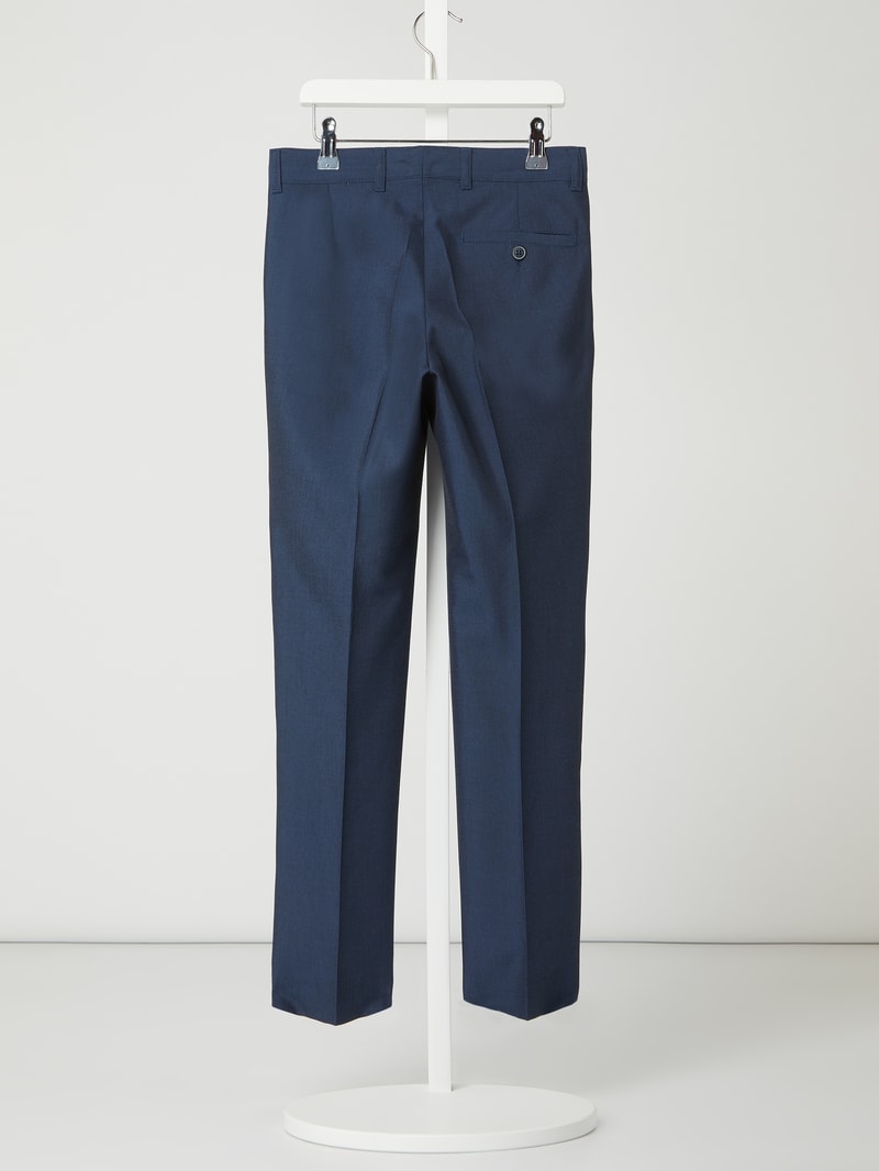 Chino mit elastischem Bund in blau