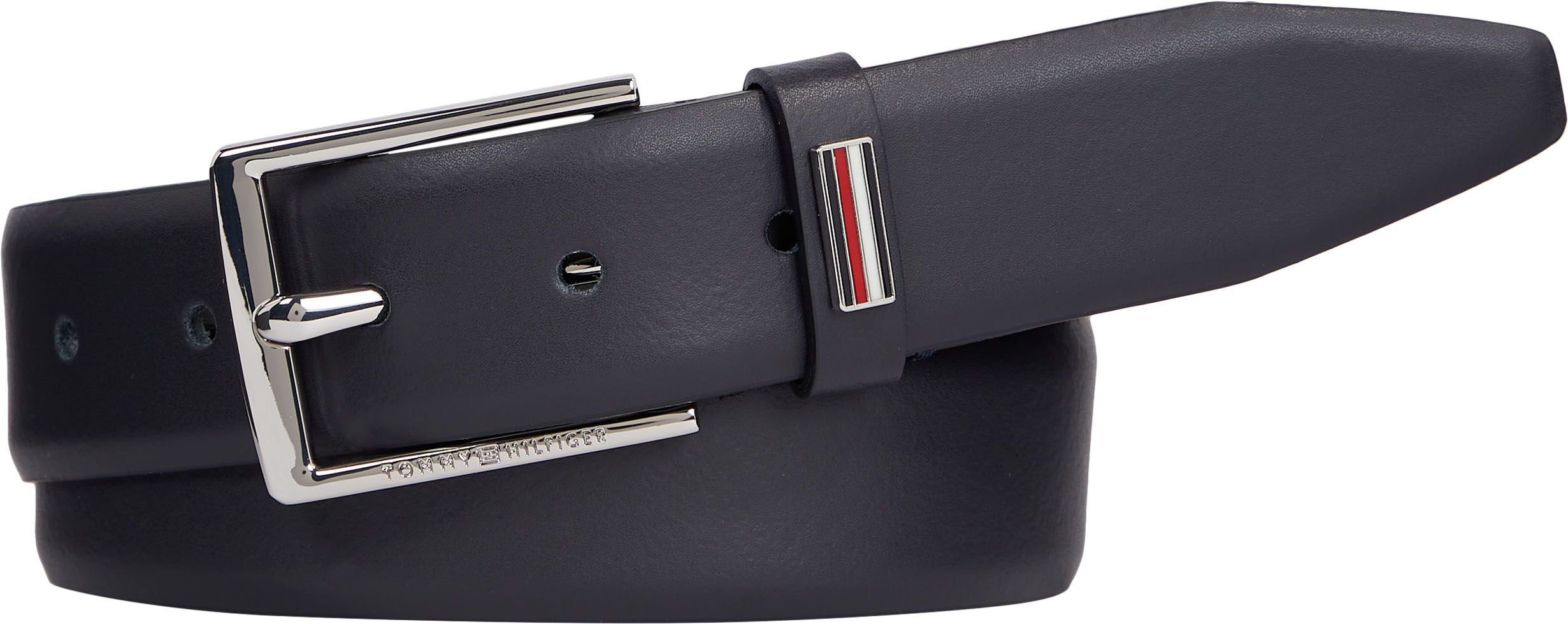 Tommy Hilfiger Ledergürtel mit Markenlabel