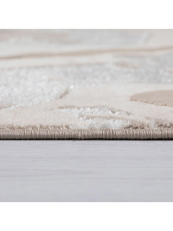 Flair Rugs Kurzflor-Teppich in Hellbraun/ Creme günstig kaufen