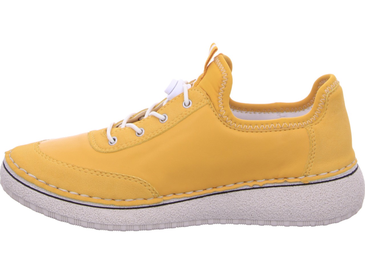 RIEKER Sportliche Slipper gelb