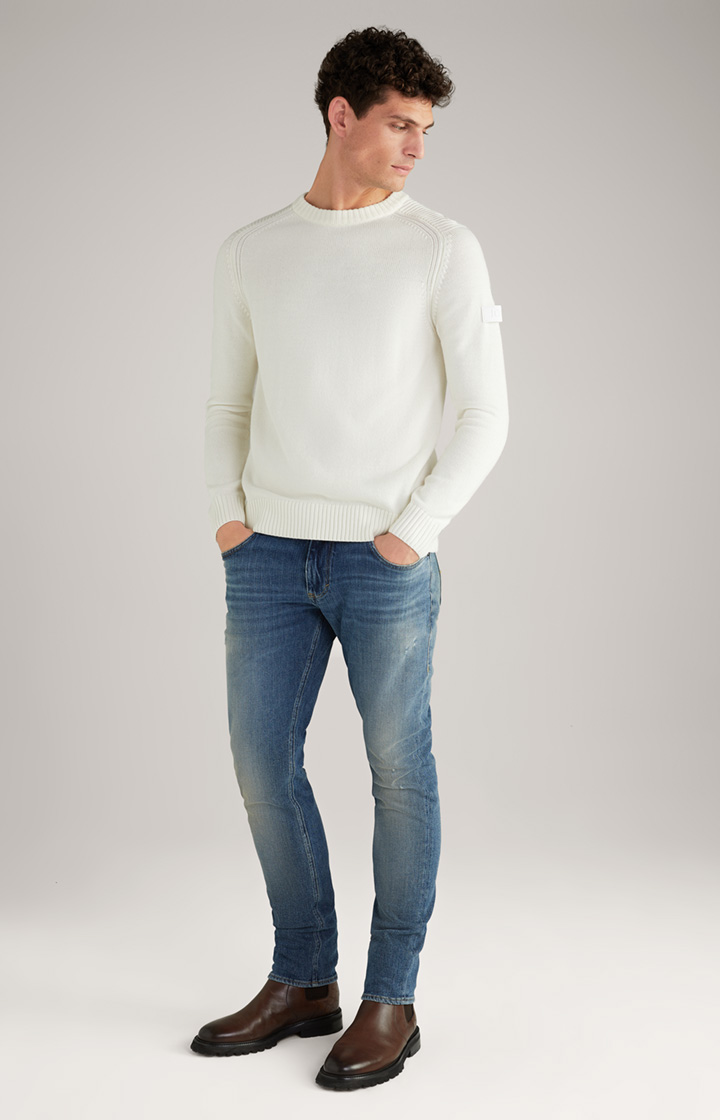 Strickpullover Timmo in Offwhite