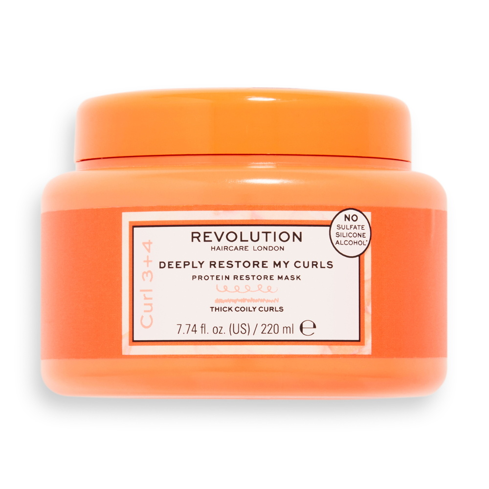 revolution hair Revolution Haircare Deeply Restore My Curls Protein Restore Mask Masque