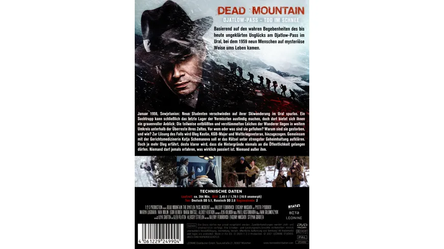 Dead Mountain: Djatlow-Pass - Tod im Schnee  [3 DVDs]