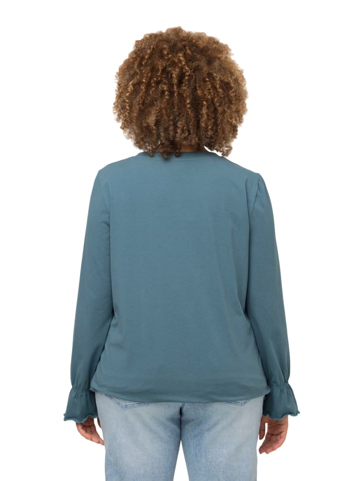 Ulla Popken Longshirt in petrol günstig kaufen
