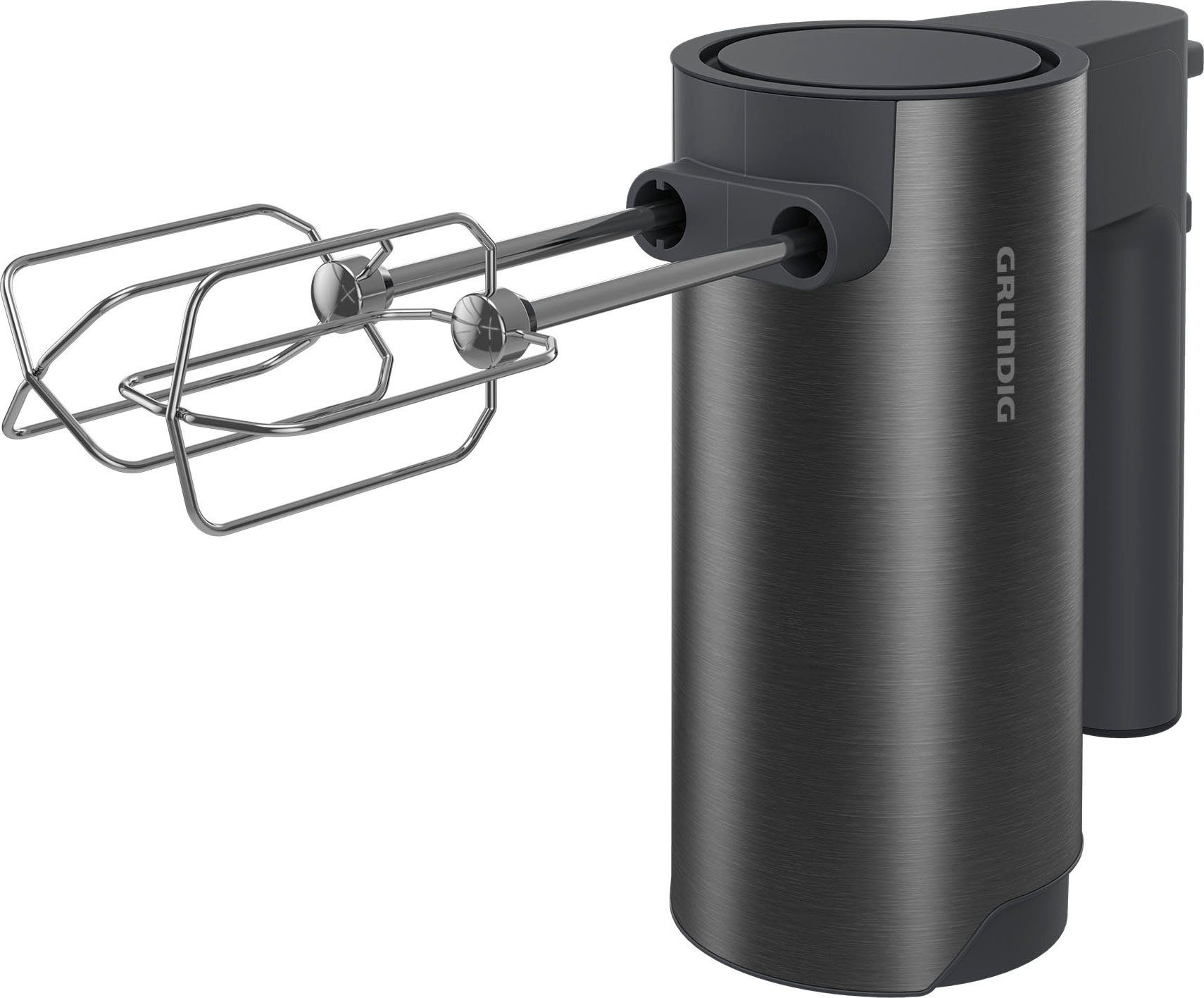 Grundig Handmixer Delisia NovusTM HM 7140, 500 W, Hochwertiger Edelstahlkorpus; Soft Start: Antispritz-Funktion