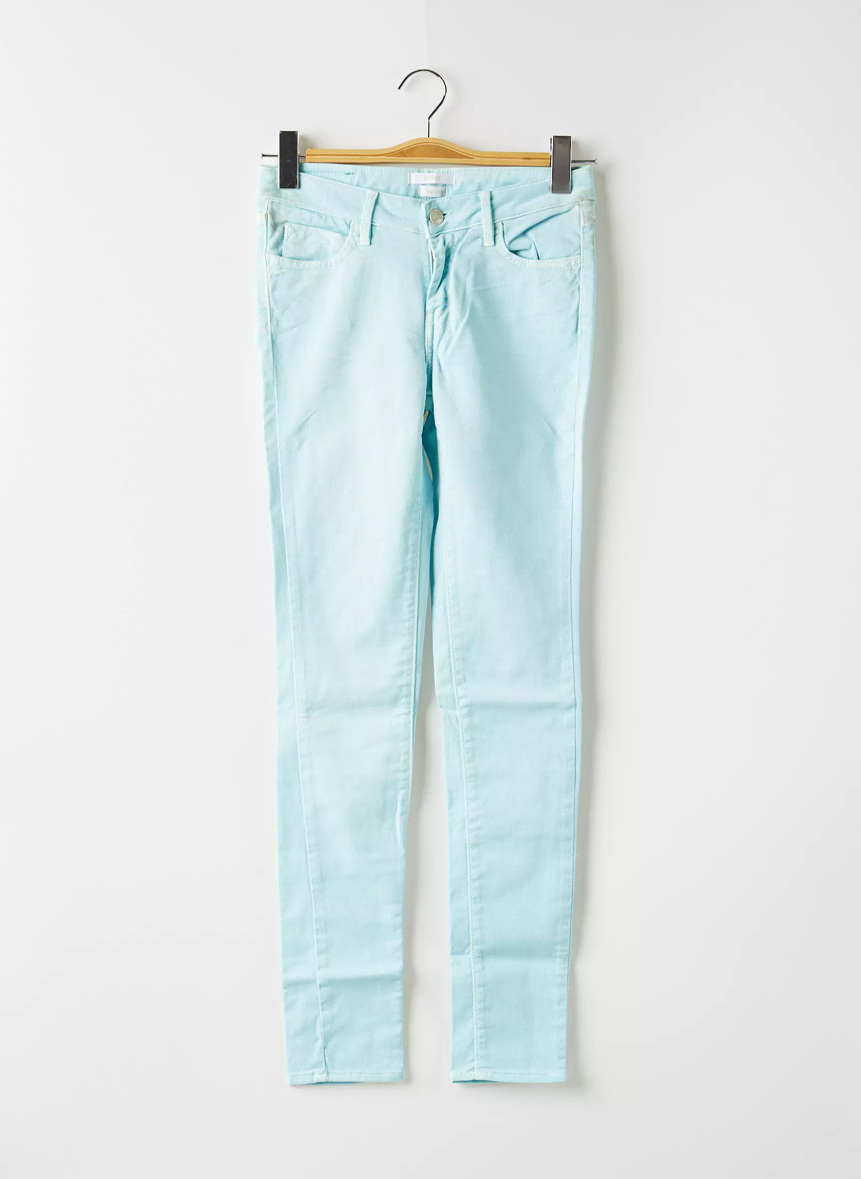 Reiko Jeans Skinny Femme couleur bleu