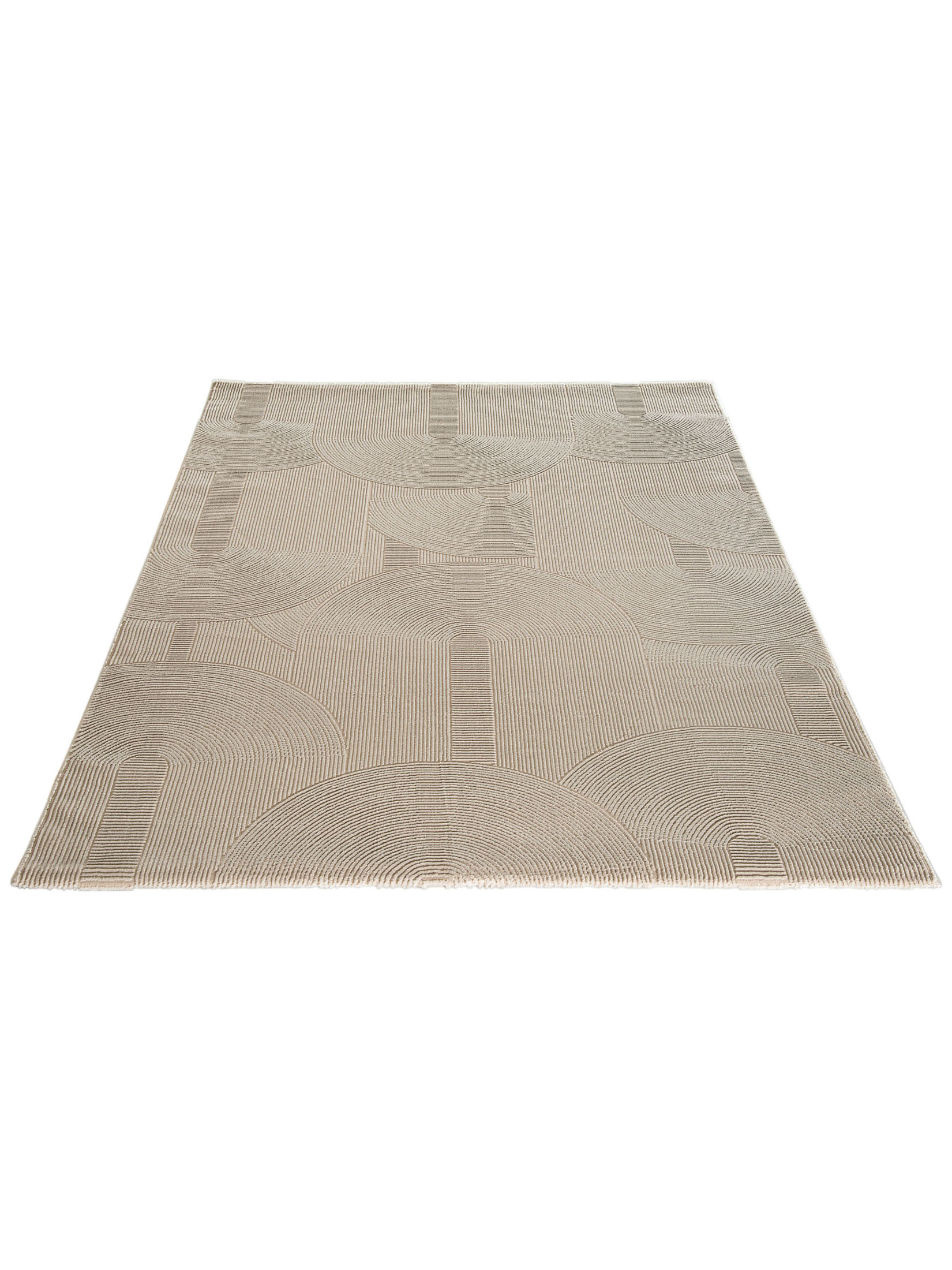 Biarritz Moderner Teppich, Taupe