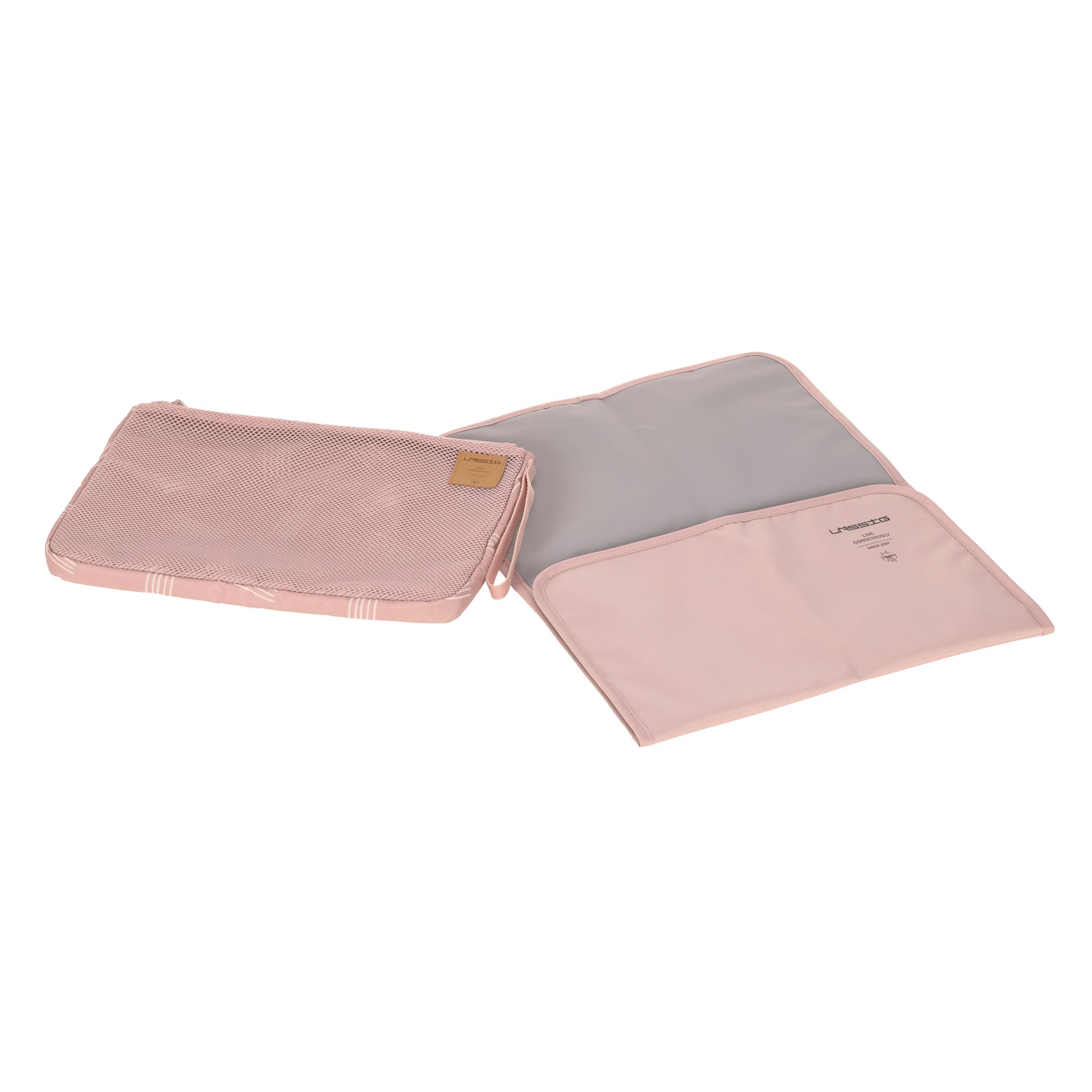Windeltasche - Changing Organizer Soft Stripes Rose, Rosa