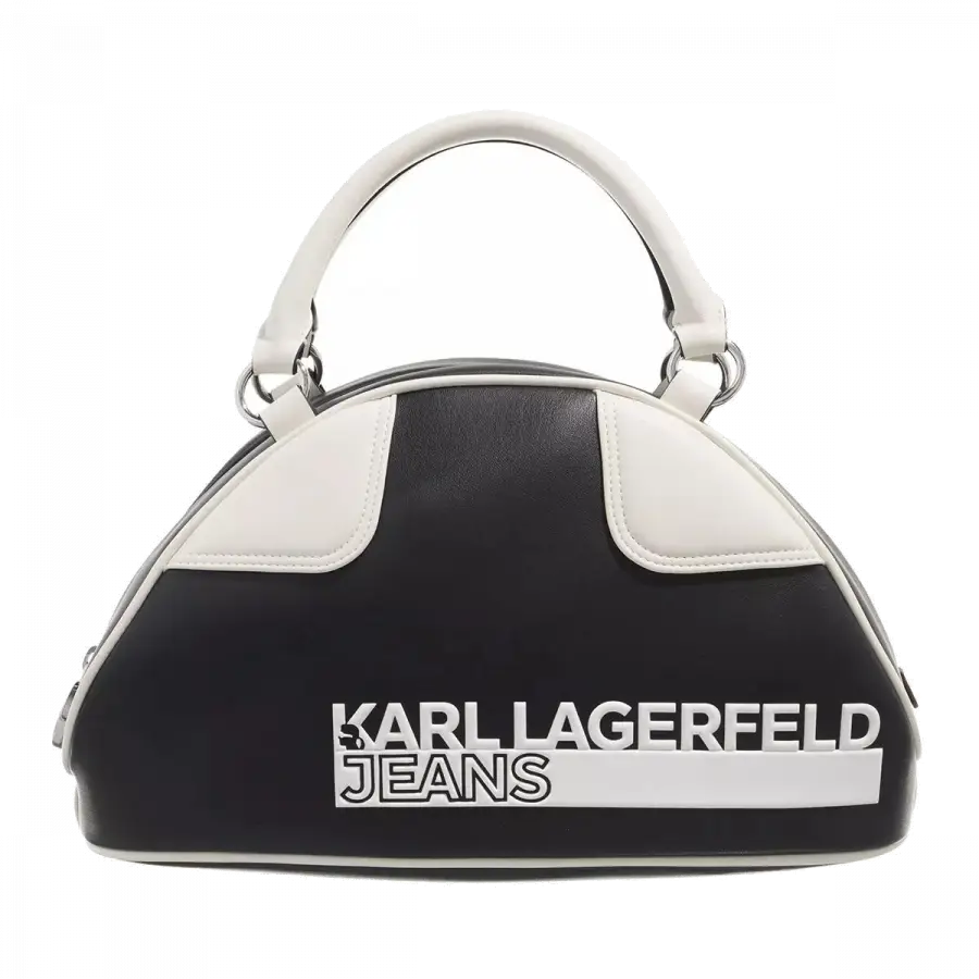 Karl Lagerfeld Jeans - Karl Lagerfeld Jeans Handle Bags Kunstleder Black - schwarz