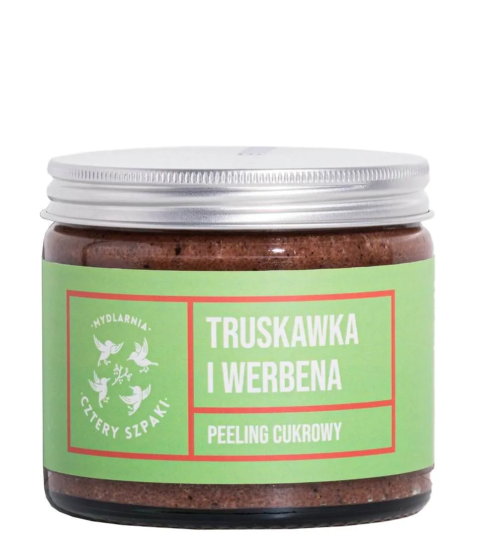Cztery Szpaki Mydlarnia braškių ir verbenų lupimas