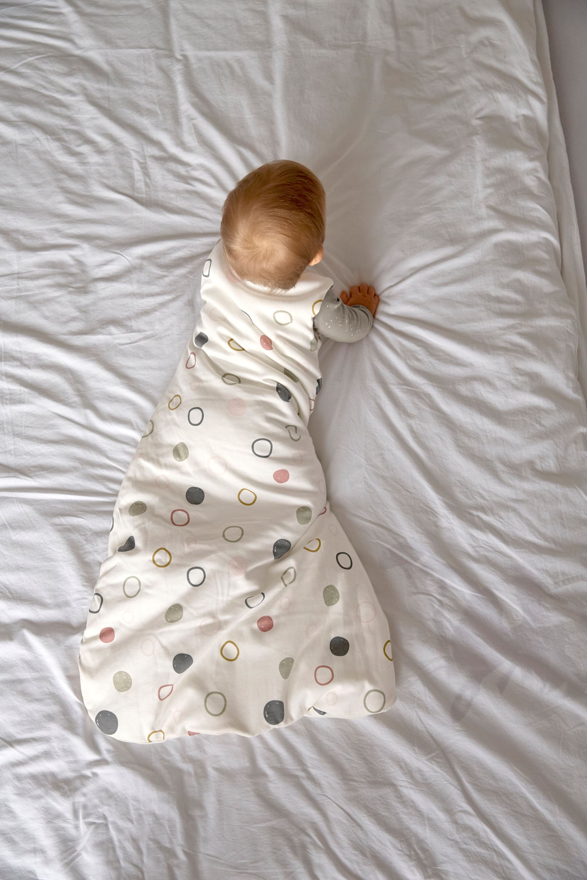 Babyschlafsack 2,5 TOG - Circles offwhite, Beige